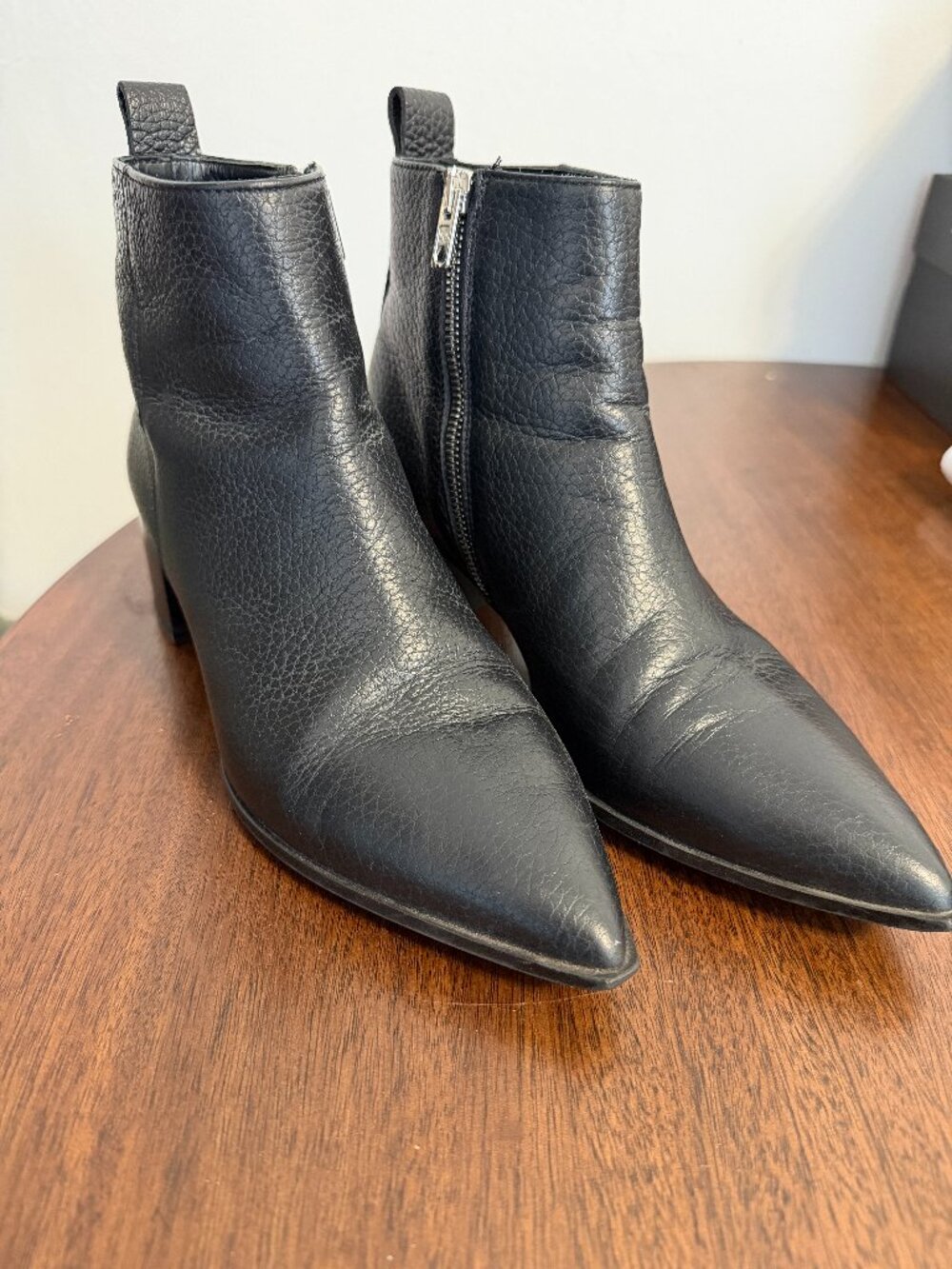 Everlane The Boss Boot Black Leather Size 8